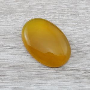 Chalcedon żółty owal 35x24 mm CHAL0110